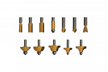 Набор фрез для декоративного применения (12 шт; 8 мм) Энкор 46610