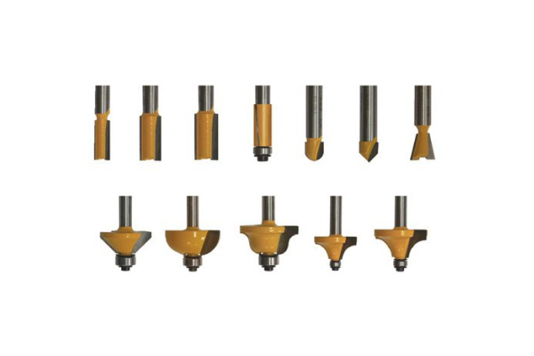 Набор фрез для декоративного применения (12 шт; 8 мм) Энкор 46610