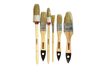 Набор кистей Biber 6шт. натуральная щетина 31403 тов-115036