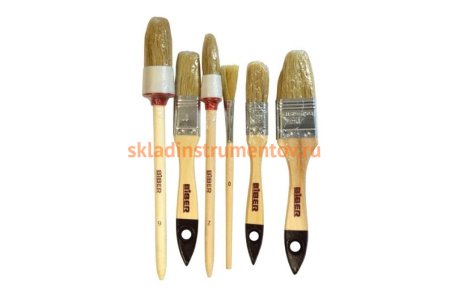 Набор кистей Biber 6шт. натуральная щетина 31403 тов-115036