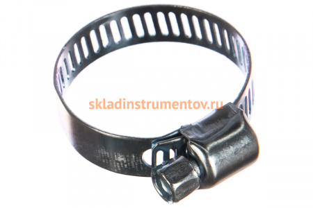 Обжимной хомут QUATTRO ELEMENTI 20-35 мм оцинкованный, 4 шт 642-203