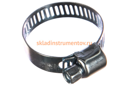 Обжимной хомут QUATTRO ELEMENTI 20-35 мм оцинкованный, 4 шт 642-203