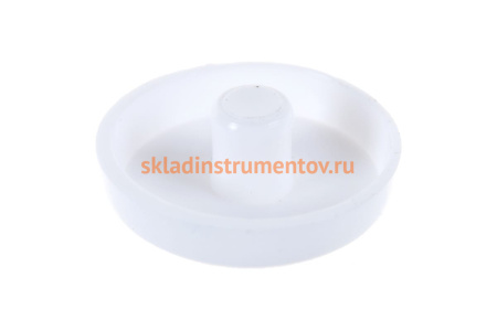 Заглушка под рамный дюбель Зубр цвет белый, ТФ6, 25шт 4-308136-3