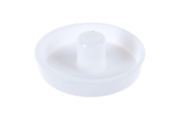 Заглушка под рамный дюбель Зубр цвет белый, ТФ6, 25шт 4-308136-3