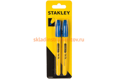 Набор маркеров Stanley синие, 2 шт. STHT81390-0