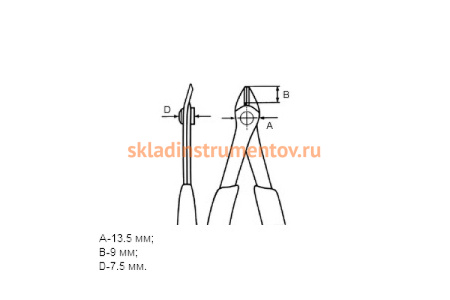 Бокорезы для электроники KNIPEX KN-7803125ESD