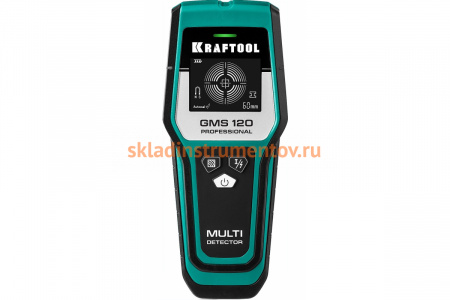 Универсальный детектор Kraftool GMS 120 45298