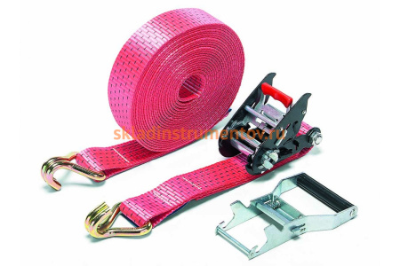 Стяжной ремень для крепления груза 10м, 2,5/5,0тн РОМЕК 50.25.4.0 2000000003597