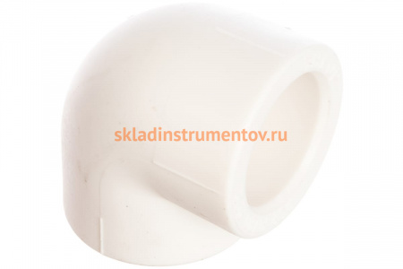 Уголок Энкор PPRC ф 32мм угол 90 белый 45332