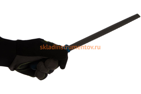 Полукруглый рашпиль, двухкомпонентная рукоятка, №2, 200мм ЗУБР "ЭКСПЕРТ" 16642-20-2