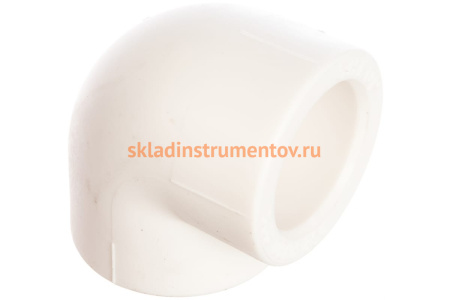 Уголок Энкор PPRC ф 32мм угол 90 белый 45332