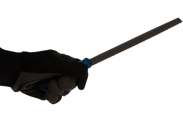 Полукруглый рашпиль, двухкомпонентная рукоятка, №2, 200мм ЗУБР "ЭКСПЕРТ" 16642-20-2