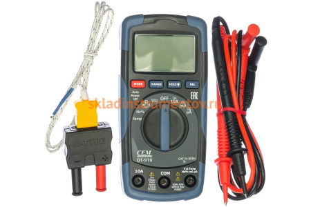 Цифровый мультиметр СЕМ DT-916 481394