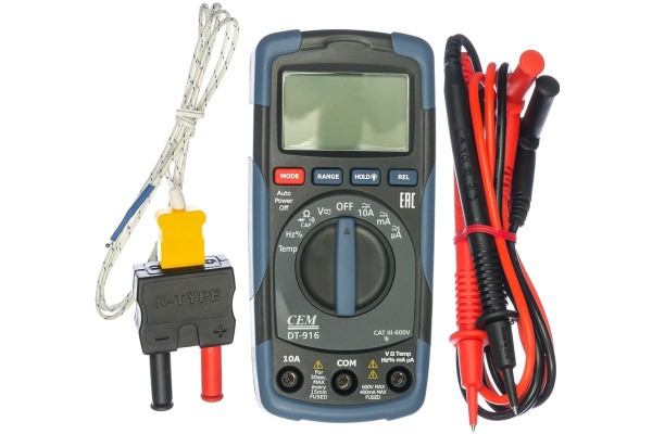 Цифровый мультиметр СЕМ DT-916 481394