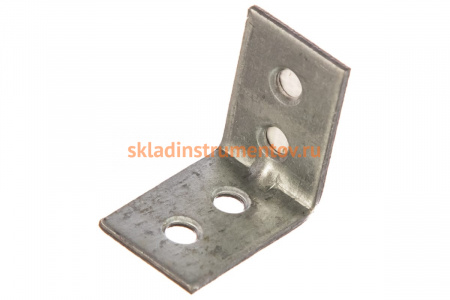 Мебельный уголок ЗУБР узкий УМ-1.5 25х25х17 х 1.5мм белый цинк 31032-25