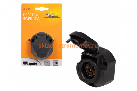 Розетка фаркопа Airline 7 контактов, пластик ATE-04