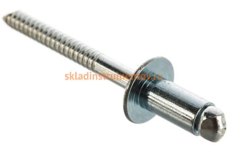 Заклепка вытяжная открытая сталь/сталь St/St (50 шт; 6.4x12 мм; Борт: Стандарт) MESSER 114016412-50