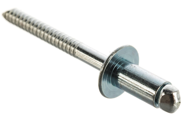 Заклепка вытяжная открытая сталь/сталь St/St (50 шт; 6.4x12 мм; Борт: Стандарт) MESSER 114016412-50