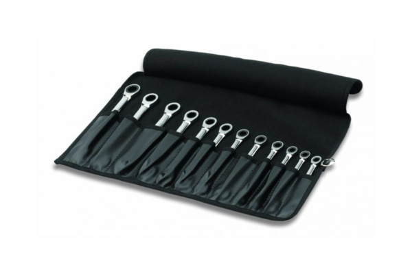 Набор комбинированных рожково-накидных ключей с трещоткой 8-19 мм CIMCO 11 2505