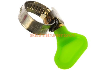 Металлические хомуты СИБРТЕХ, элемент крепления с формой ключа, 12-20мм, 2 шт 47649