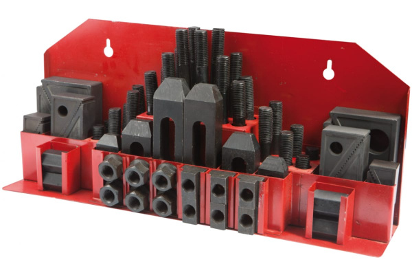 Комплект прихватов для 14-мм Т-образного паза, M12 JET 59500087