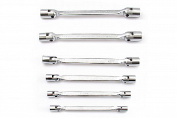 Комплект торцевых ключей Hans 8-19мм, 6 шт 16406M