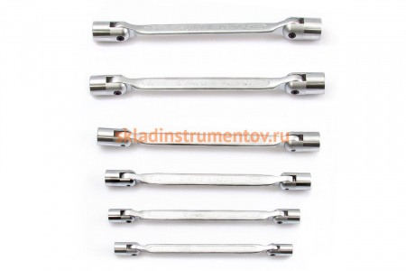 Комплект торцевых ключей Hans 8-19мм, 6 шт 16406M