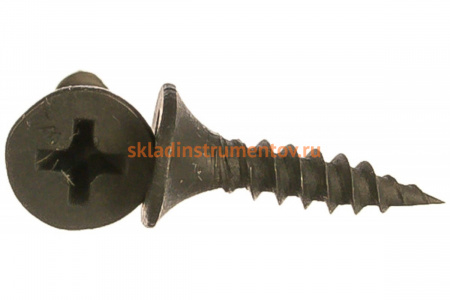 Фосфатированный саморез с мелкой резьбой по дереву/металлу Зубр PH2 3,5x16 мм 3100 шт 300015-35-016