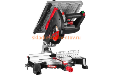 Торцовочная комбинированная пила ЗУБР ЗПТК-255-1800