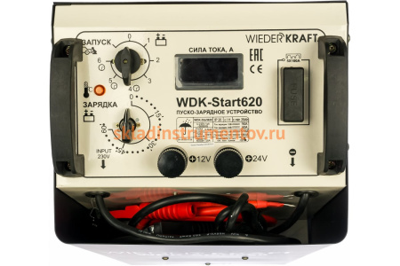 Пуско-зарядное устройство (трансформаторное, для аккумуляторов до 1000Ач) WIEDERKRAFT WDK-Start620
