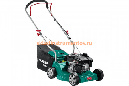 Бензиновая газонокосилка ЗУБР 400 мм, 2.5 л.с. ГБ-400