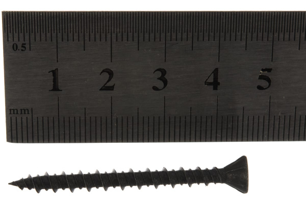 Саморезы с двухзаходной резьбой Зубр по ГВЛ, ДСП, фосфатированные, PH2, 3,9x45мм, ТФ7, 45шт 4-300057-39-045