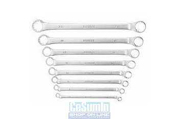 Набор накидных гаечных ключей 6-22 мм, 8 шт Stanley Expert Offset Ring Wrench 1-95-772