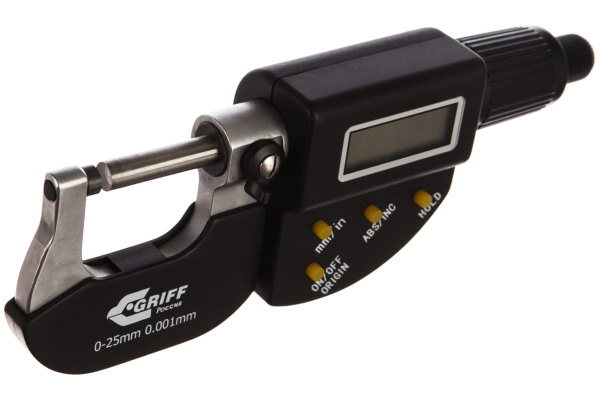 Микрометр GRIFF МКЦ 25 ГОСТ 6507-90 017112