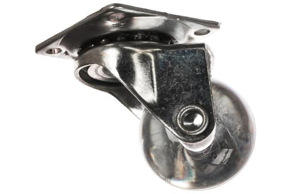 Колесная опора без тормоза, с площадкой для крепления JET 3020A D35мм прозрачный FF3020A.035TP99