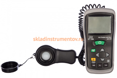 Измеритель уровня освещения (люксметр) СЕМ DT-1309 481646