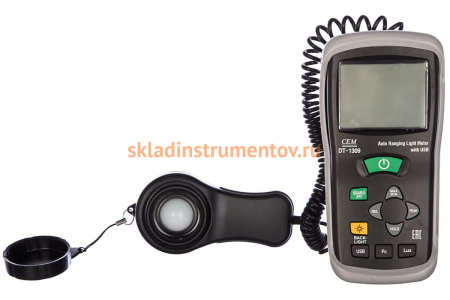 Измеритель уровня освещения (люксметр) СЕМ DT-1309 481646