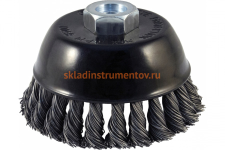 Щетка чашечная жгутовая METAL Standard (100 мм; М14) для УШМ D.BOR D02-MS-100-M14-050