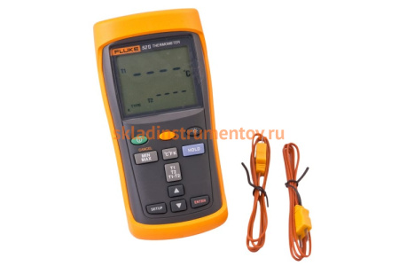 Двухканальный цифровой термометр Fluke 52-2
