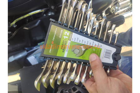 Набор комбинированных дюймовых ключей 12 шт холдер ДТ/10 Дело Техники 511128