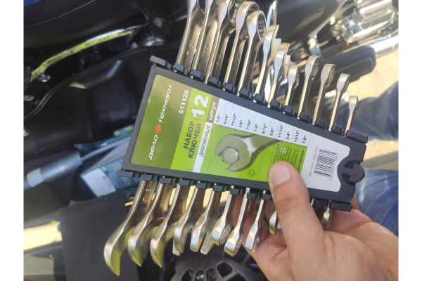 Набор комбинированных дюймовых ключей 12 шт холдер ДТ/10 Дело Техники 511128