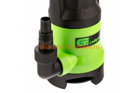 Дренажный насос для грязной воды СИБРТЕХ СДН800-35 97265