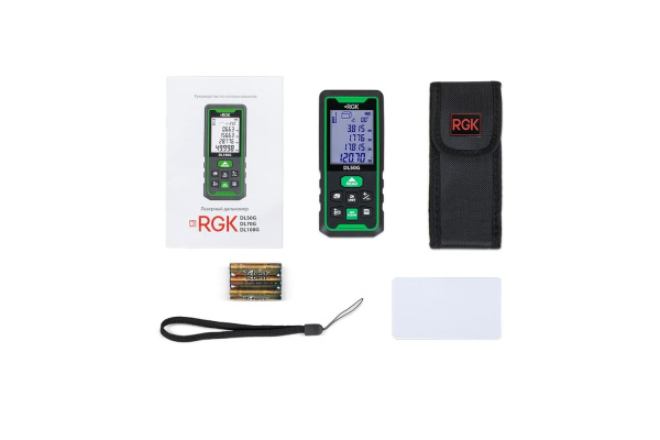 Лазерный дальномер с угломером RGK DL50G 778176