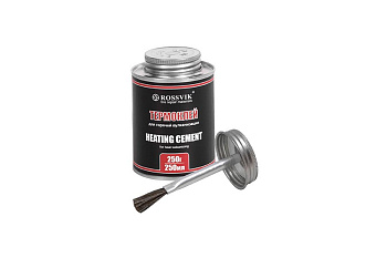 Термоклей ROSSVIK 250мл/250г банка с кистью TG.025.K.1