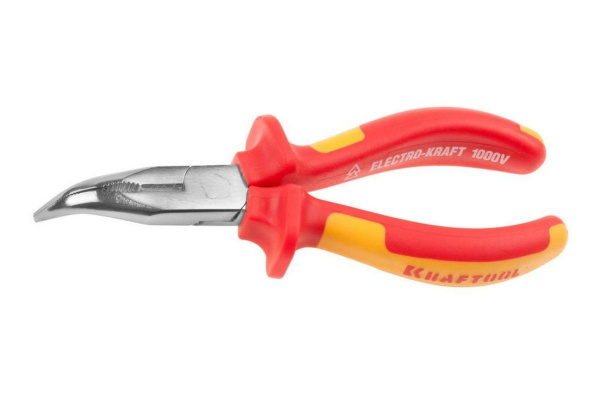 Изогнутые тонкогубцы ELECTRO-KRAFT 160 мм KRAFTOOL 2202-4-16_z01