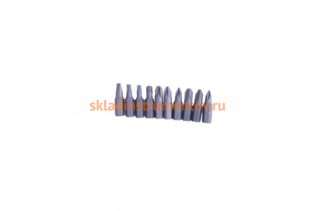 Набор вставок Stabi 10 шт (25мм, Ph, Pz, H, T, SL) + пластиковый чехол Archimedes 91063
