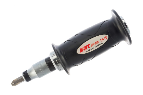 Отвертка с резиновой рукояткой и набором бит 9 шт JTC-5410