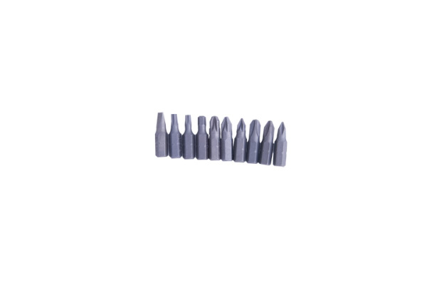 Набор вставок Stabi 10 шт (25мм, Ph, Pz, H, T, SL) + пластиковый чехол Archimedes 91063