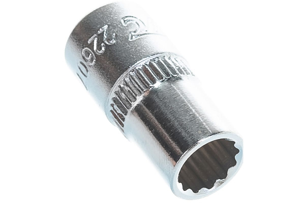 Головка торцевая 1/4” 07 12-ти гранная L=25мм JTC 22607