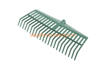 Веерные пластиковые грабли СИБРТЕХ 420 мм, 22 плоских зуба, без черенка 617055